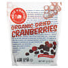 Arándanos rojos orgánicos deshidratados, Supersnacks maduros y listos, 340 g (12 oz)