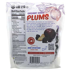 Made in Nature, Organic Dried Plums, Pitted, Tree-Ripened, Unsulfured, 1 lb (454 g)