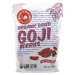 Made in Nature, Organic Dried Goji Berries, Sun-Dried, Unsulfured, 7 oz (198 g)