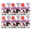 Organic Raisins, Unsulfured, 6 Pack, 1 oz (28 g) Each
