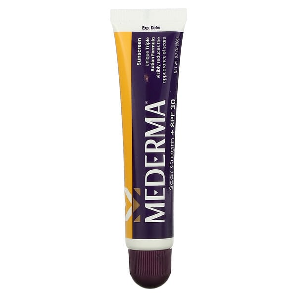 Mederma, 疤痕霜 + SPF 30，0.7 盎司（20 克）