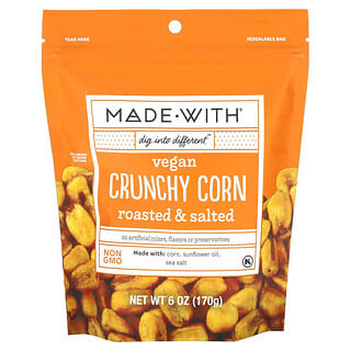 Made With, Vegan Crunchy Corn, Roasted & Salted , 6 oz (170 g)