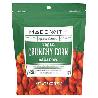 Made With, Vegan Crunchy Corn, Habanero, 6 oz (170 g)
