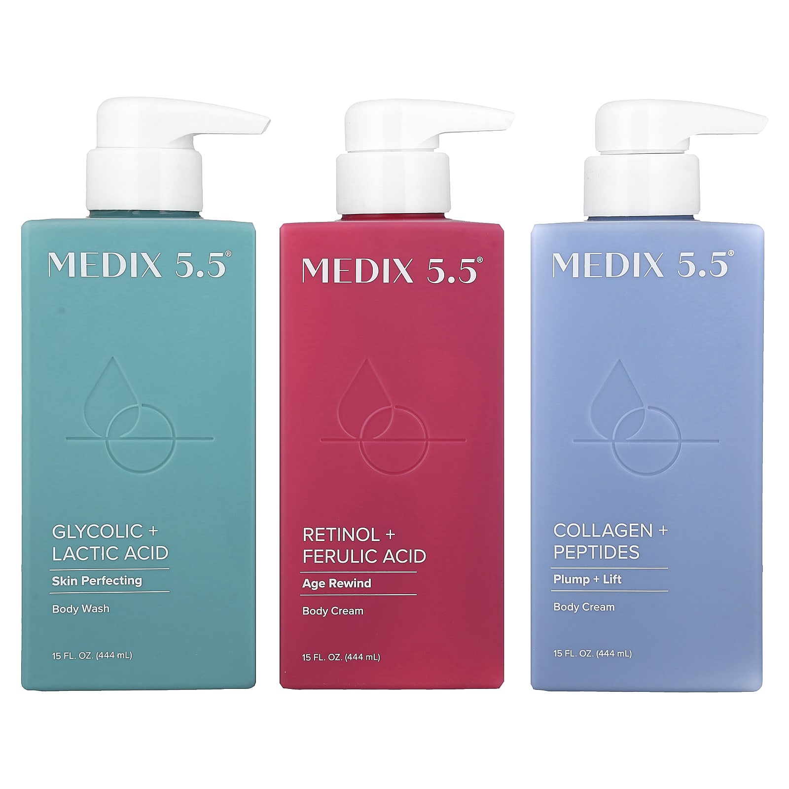 Smooth Firm Duel Firming Set, 3 Piece Set, 15 fl oz (444 ml) Each