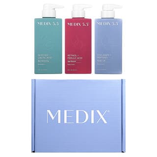 Medix 5.5, Smooth Firm Duel, зміцнюючий набір, набір із 3 предметів, 444 мл (15 рідк. унцій)