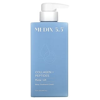 Medix 5.5, 胶原蛋白 + 鱼子酱，衰老控制保湿霜，15 液量盎司（444 毫升）