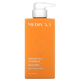 Medix 5.5, Body Treatment Cream, Argan Oil + Vitamin E, 15 fl oz (444 ml)