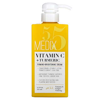 Medix 5.5, Vitamina C + Cúrcuma, Creme Firmador + Iluminador, 444 ml (15 fl oz)
