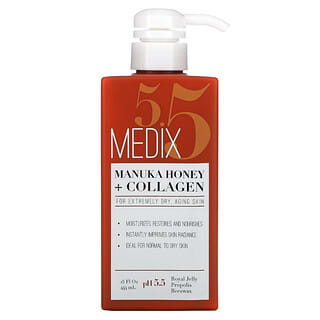 Medix 5.5, 麥盧卡蜂蜜 + 膠原蛋白霜，15 液量盎司（444 毫升）
