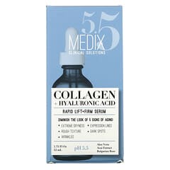 Medix 5.5, 胶原蛋白 + 透明质酸，快速提升 + 紧雅精华，1.75 液量盎司（52 毫升）