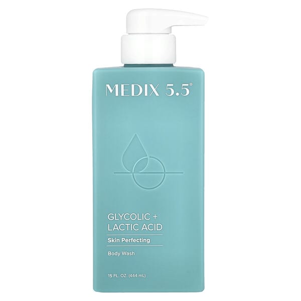 Medix 5.5, 바디 워시, 스킨 퍼펙팅, 글리콜 + 락틱산, 444ml(15fl oz)