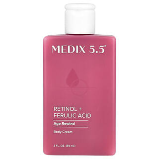 Medix 5.5, Crema para el cuerpo, Age Rewind, Retinol y ácido ferúlico, 89 ml (3 oz. líq.)