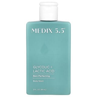 Medix 5.5, Jabón líquido para el cuerpo, Perfeccionador de la piel, Ácido glicólico y láctico, 89 ml (3 oz. líq.)