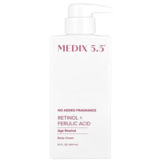 Medix 5.5, Crema para el cuerpo, Age Rewind, Retinol y ácido ferúlico, 444 ml (15 oz. líq.)