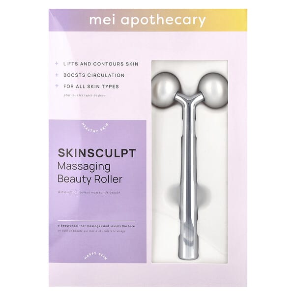 Mei Apothecary, 스킨스컬프트, 마사지 뷰티 롤러, 롤러 1개입