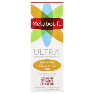 Metabolife, ультраусовершенствованная формула для снижения веса, 45 капсул