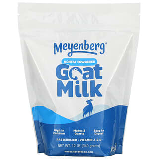 Meyenberg Goat Milk, Leche de cabra en polvo sin grasa, 340 g (12 oz)