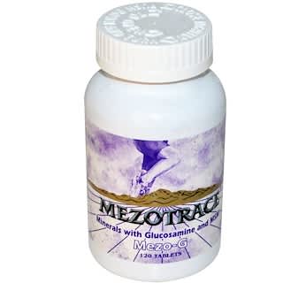 Mezotrace, Mezo-G, Minerals with Glucosamine and MSM, 120 Tablets