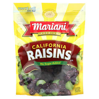 Mariani Dried Fruit, Passas da Califórnia Premium, sem adição de açúcar, 170 g (6 oz)