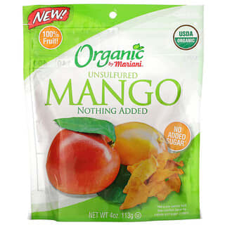 Mariani Dried Fruit, مانجو عضوية غير مكبّرة ، 4 أونصة (113 جم)