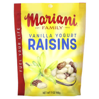 Mariani Dried Fruit, Yaourt à la vanille et raisins secs, 198 g