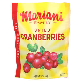 Mariani Dried Fruit, Cranberries Desidratados, 142 g (5 oz)