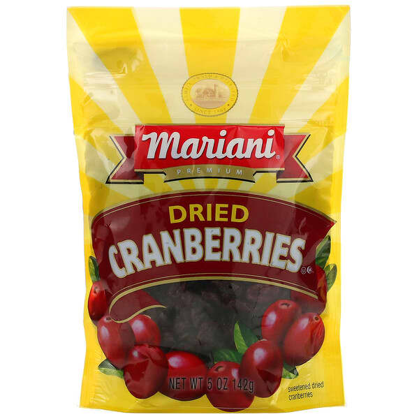 Mariani Dried Fruit, 优质，蔓越莓干，5 盎司（142 克）