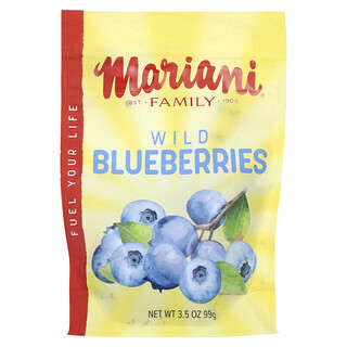 Mariani Dried Fruit, Arándanos azules silvestres, 99 g (3,5 oz)