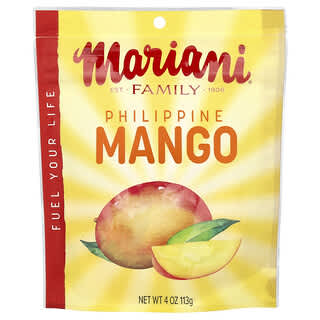 Mariani Dried Fruit, Филиппинское манго, 113 г (4 унции)