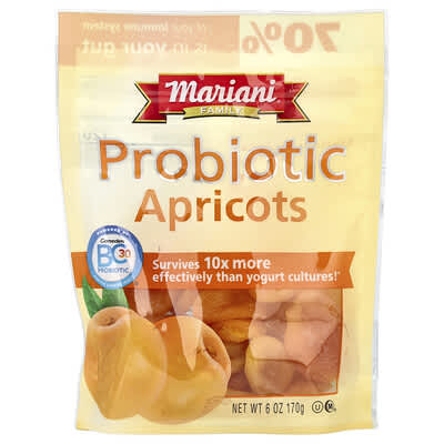 Mariani, Probiotic Apricot, 6 oz (170 g)