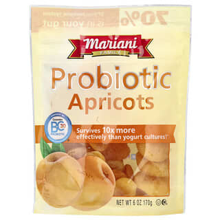 Mariani Dried Fruit, Albaricoques probióticos, 170 g (6 oz)