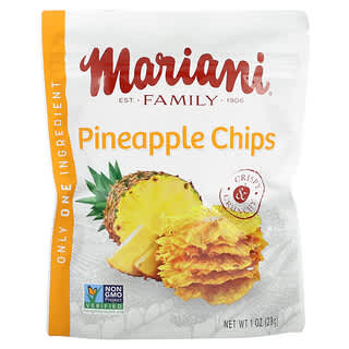 Mariani Dried Fruit, Ананасовые чипсы, 28 г (1 унция)
