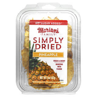 Mariani Dried Fruit, Família, Simplesmente Seco, Abacaxi, 142 g (5 oz)