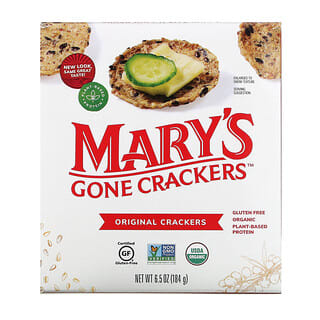 Mary's Gone Crackers, Biscoitos Originais, 184 g (6,5 oz)