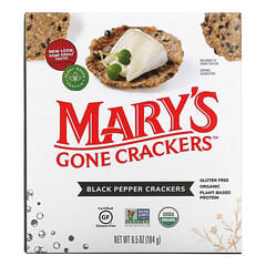Mary's Gone Crackers, Schwarzer-Pfeffer-Cracker, 184 g (6,5 oz.)