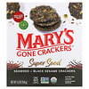 Super Seed Crackers, Algas marinas y sésamo negro, 155 g (5,5 oz)