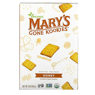 Mary's Gone Crackers, Graham Style Snacks, Honey, 5 oz (142 g)