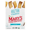 Real Thin Crackers orgánicas, Sal marina, 142 g (5 oz)