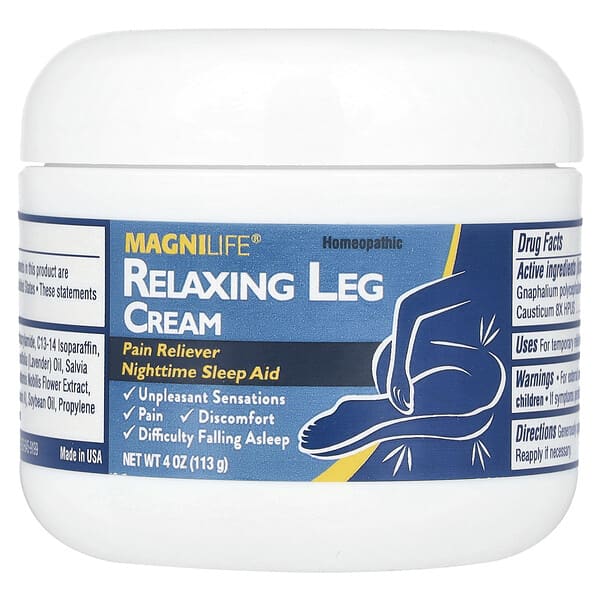 MagniLife, 다리 진정 크림, 113g(4oz)