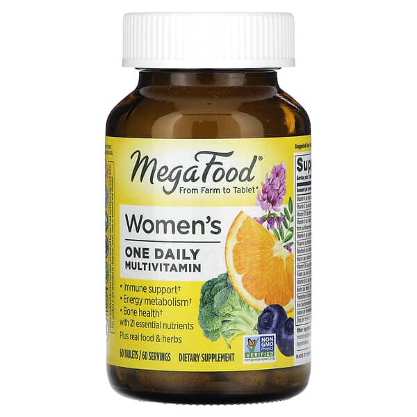 MegaFood Women’s One Daily Multivitamins, 60 Tablets