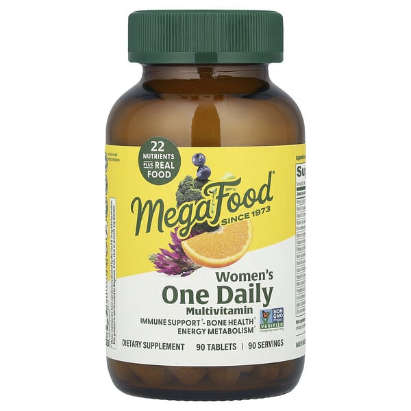 MegaFood Women's One Daily MultiVitamin, 90 Tablets