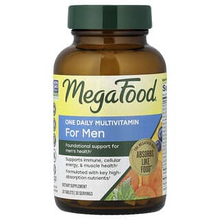 MegaFood, Men’s One Daily Multivitamin, 30 Tablets