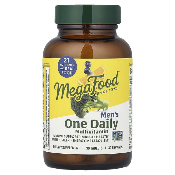 MegaFood, One Daily, вітаміни для чоловіків, 30 таблеток