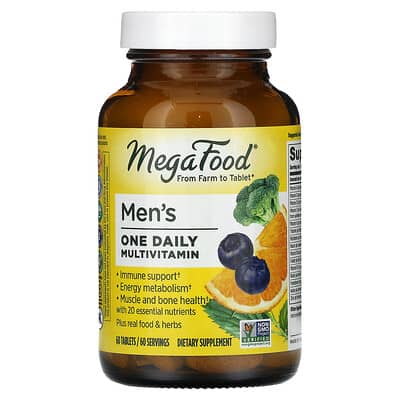 MegaFood, Men's One Daily, 60 Tablets.