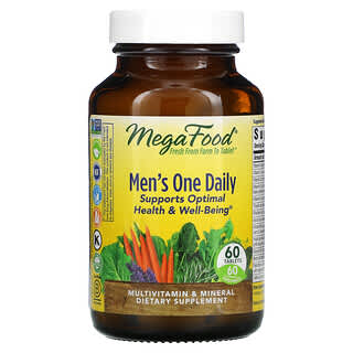 MegaFood, Suplemento para hombres, Un comprimido diario, 60 comprimidos