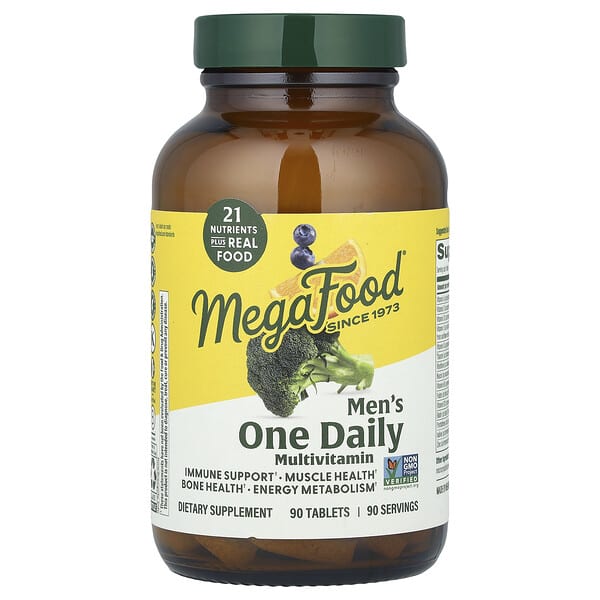 MegaFood Men's One Daily Multivitamin, 90 Tablets