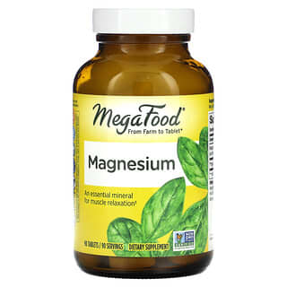 MegaFood, Magnesio, 90 comprimidos
