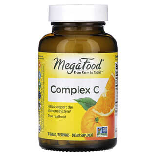 MegaFood, Complex C, Komplex C, 30 Tabletten