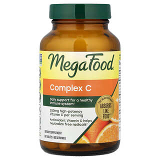 MegaFood, Komplex C, 60 tablet