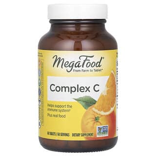 MegaFood, Complejo de vitamina C, 60 comprimidos